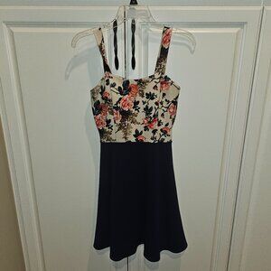 Cute Floral Skater Dress
